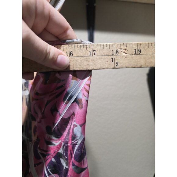 Unity World Wear Y2K Floral Blouse Shirt Sleeveless Women's Small Flowy - Picture 4 of 5